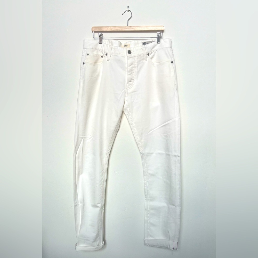 SUITSUPPLY White Denim Pants
